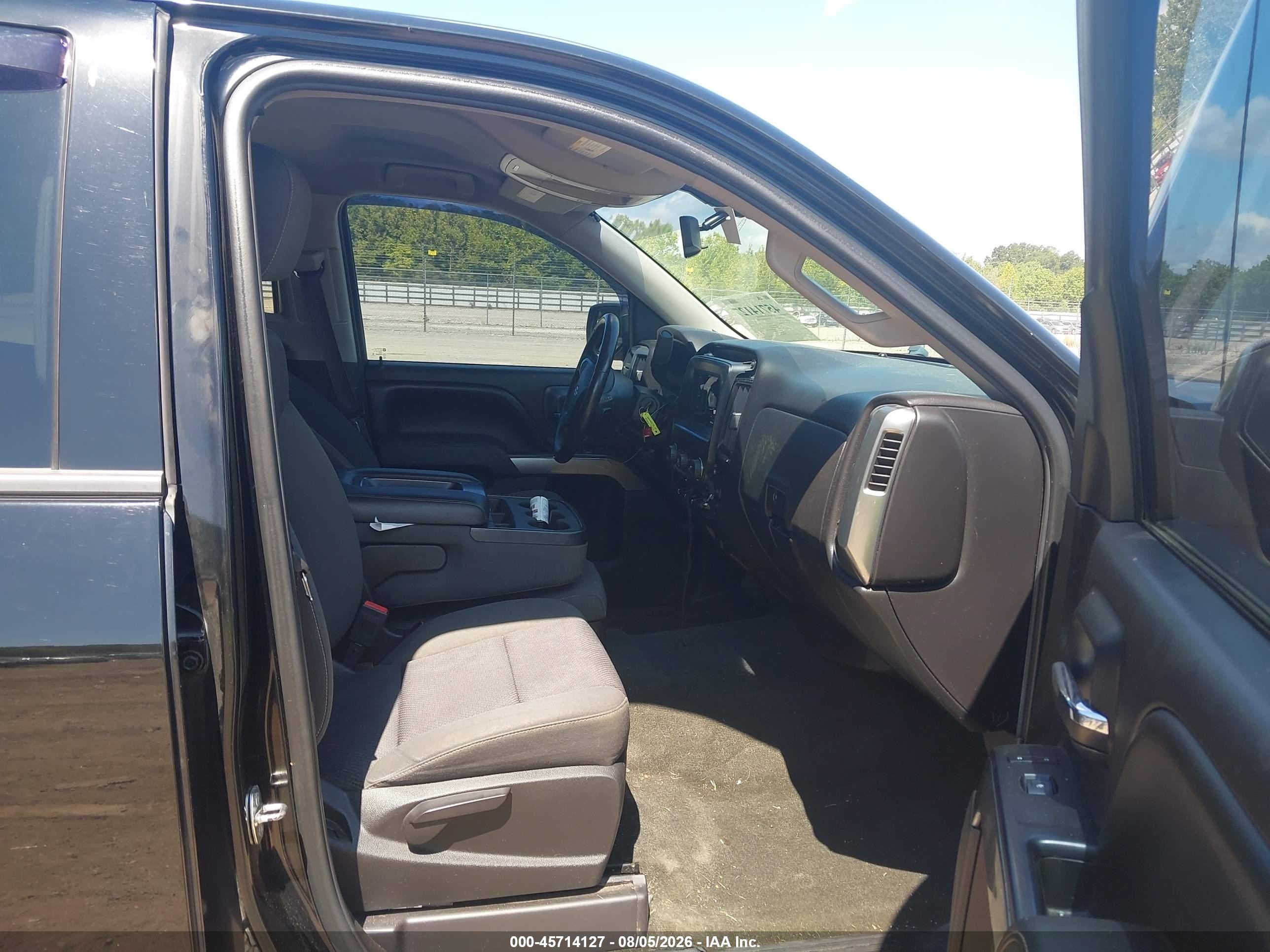 2015 Chevrolet Silverado 1500 Lt Black vin: 3GCUKREC0FG129766