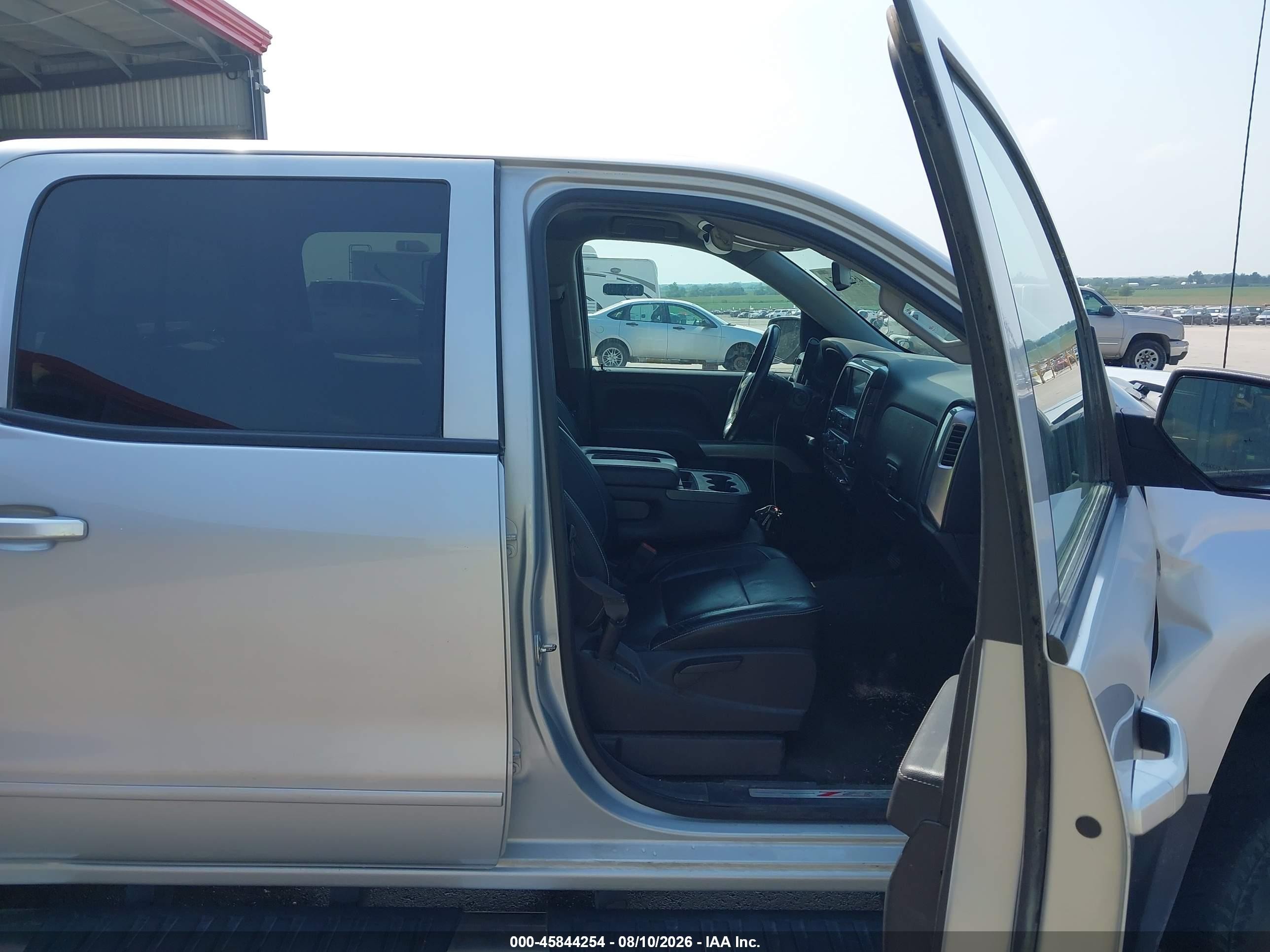 2015 Chevrolet Silverado 1500 Lt Silver vin: 3GCUKREC0FG217233