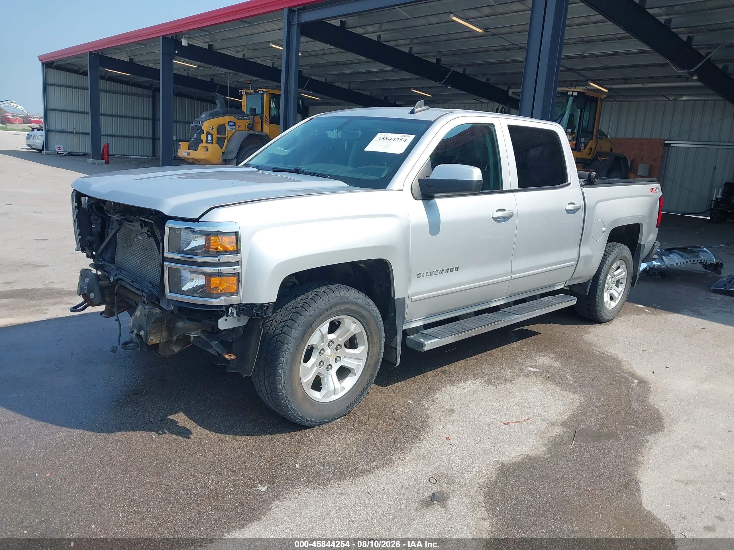 2015 Chevrolet Silverado 1500 Lt Silver vin: 3GCUKREC0FG217233