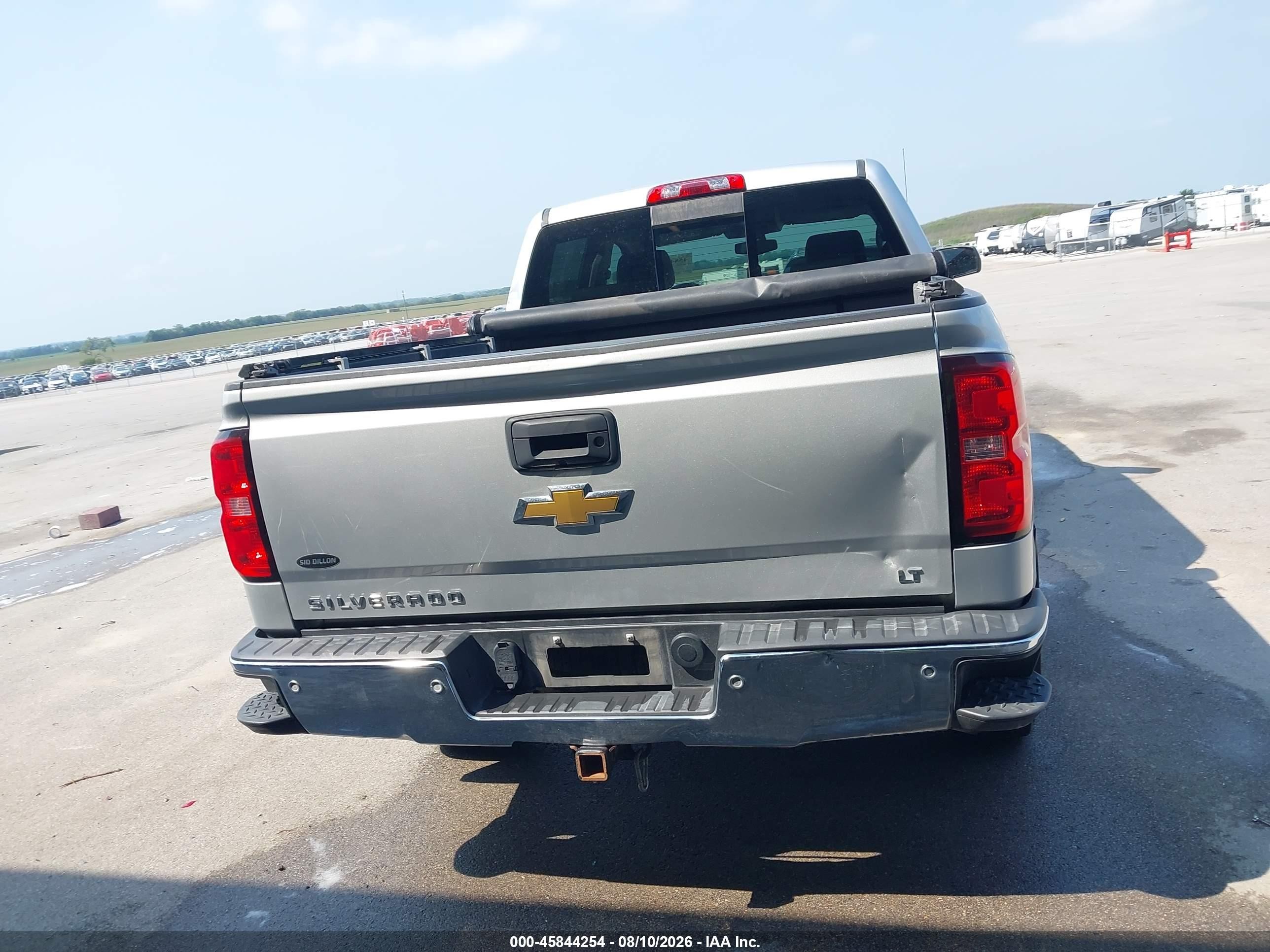 2015 Chevrolet Silverado 1500 Lt Silver vin: 3GCUKREC0FG217233