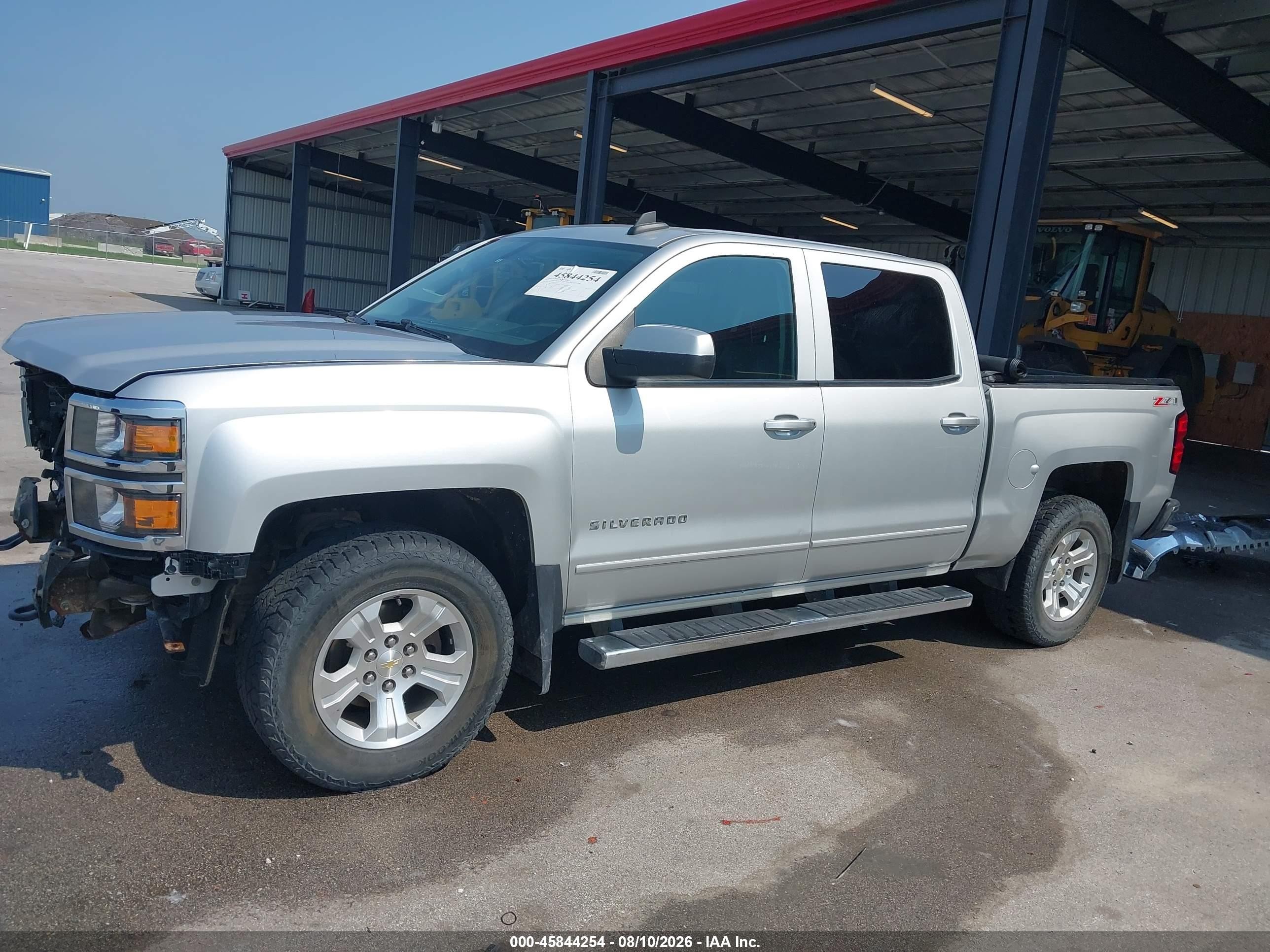 2015 Chevrolet Silverado 1500 Lt Silver vin: 3GCUKREC0FG217233