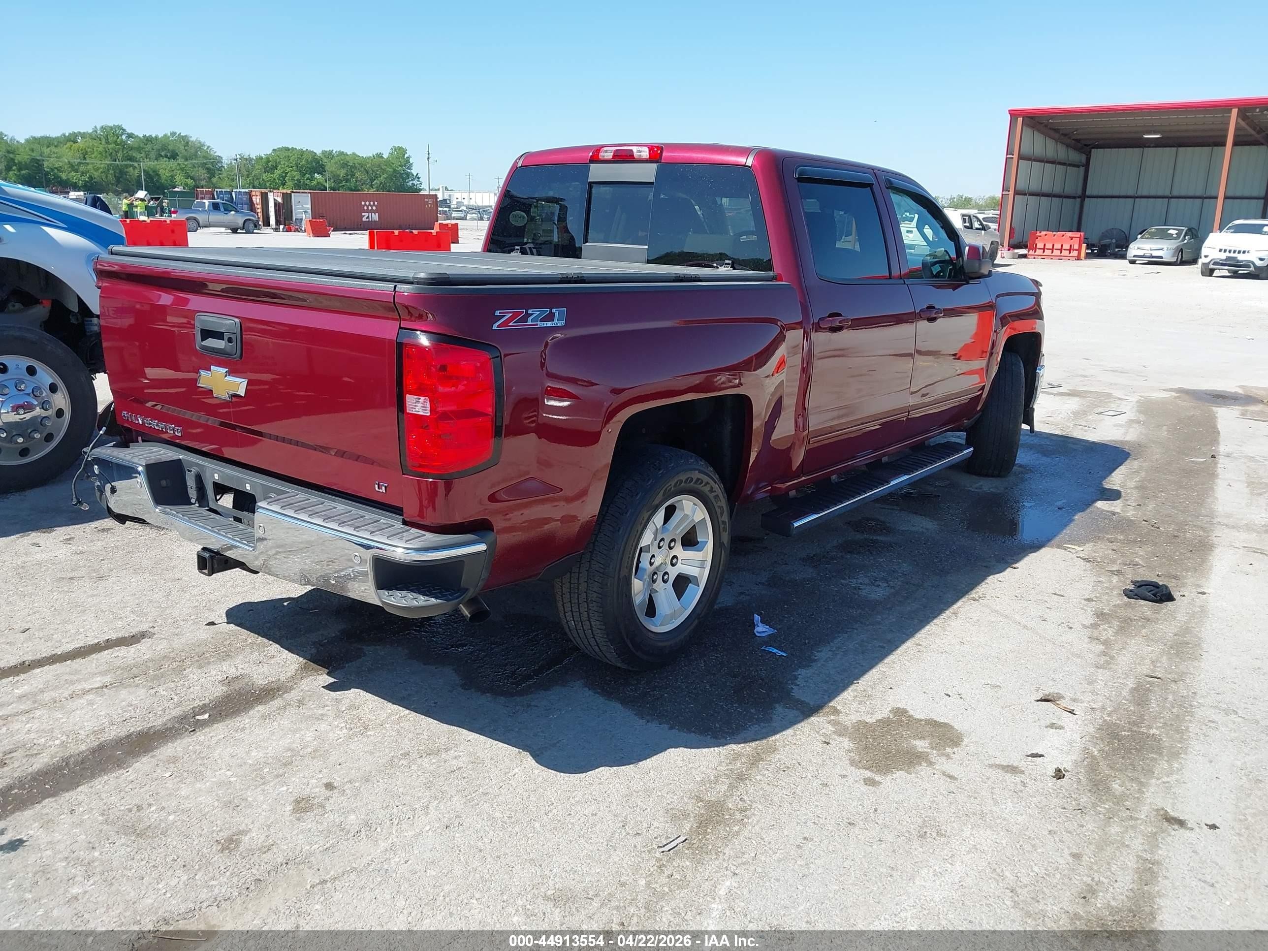 2015 Chevrolet Silverado 1500 2lt Red vin: 3GCUKREC0FG238325