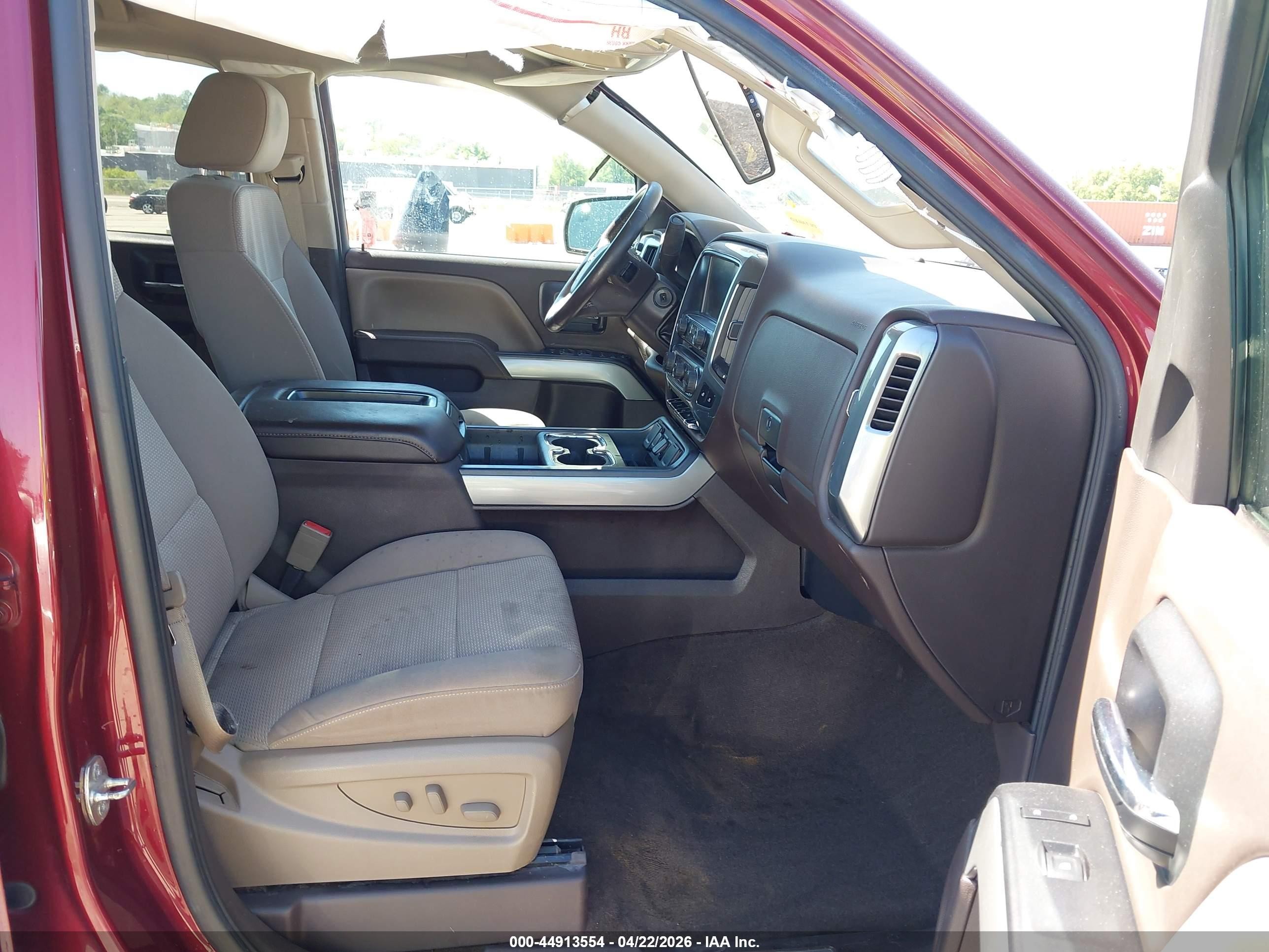 2015 Chevrolet Silverado 1500 2lt Red vin: 3GCUKREC0FG238325