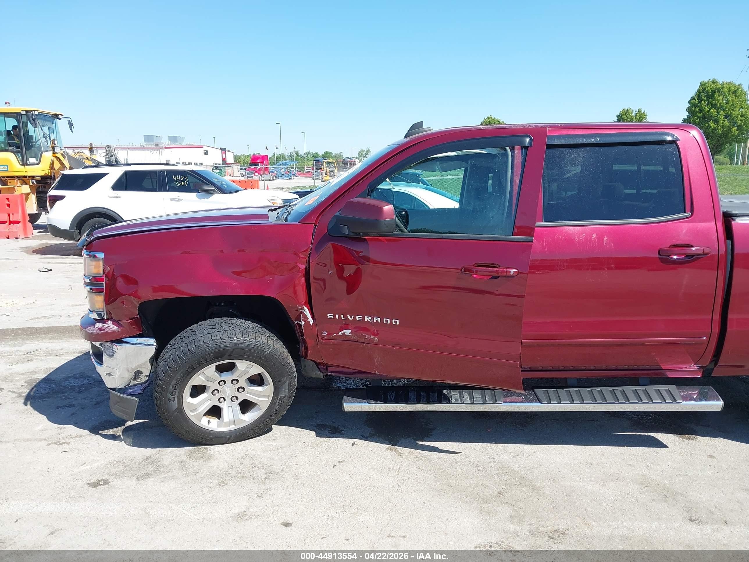 2015 Chevrolet Silverado 1500 2lt Red vin: 3GCUKREC0FG238325