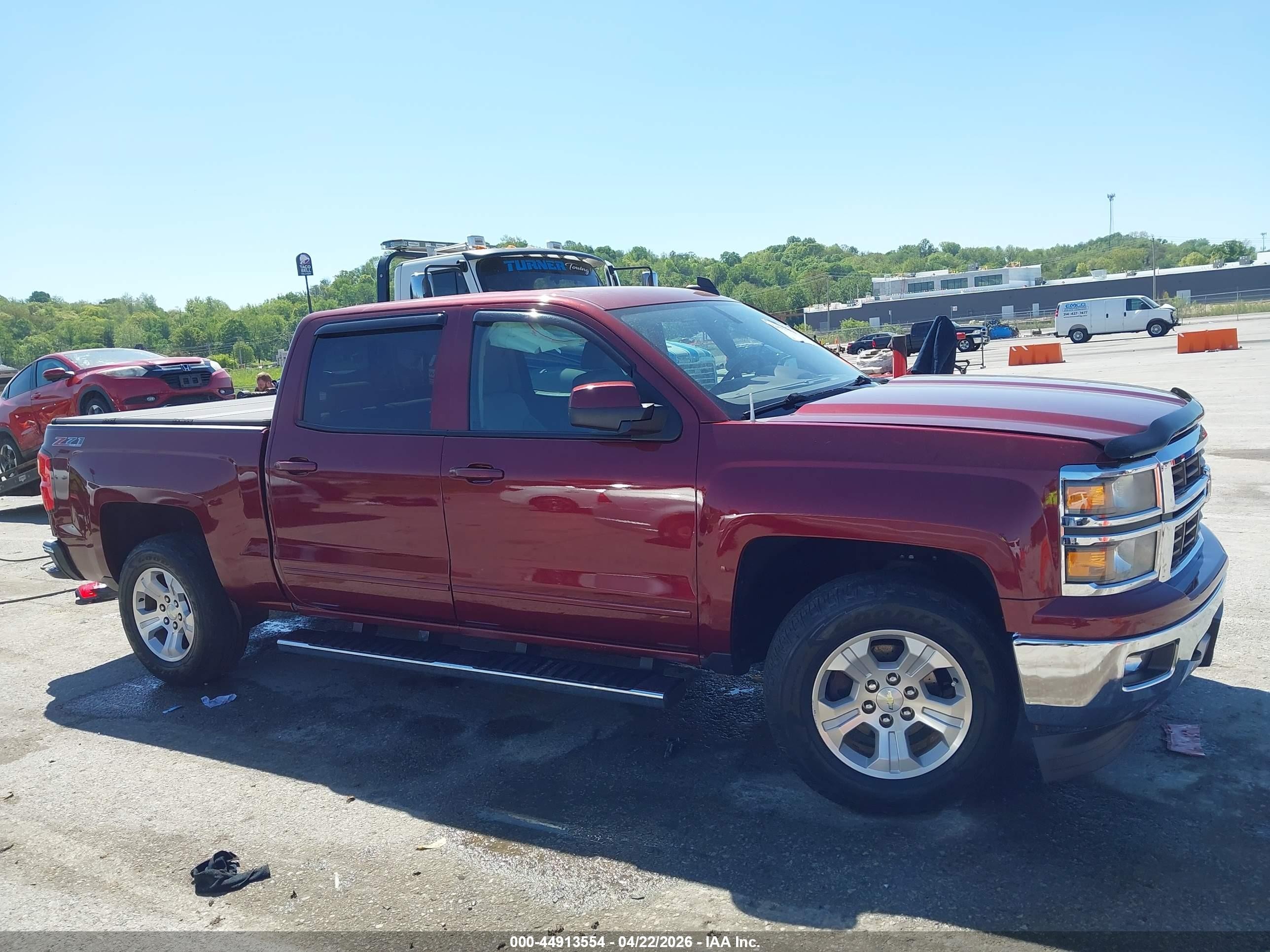 2015 Chevrolet Silverado 1500 2lt Red vin: 3GCUKREC0FG238325