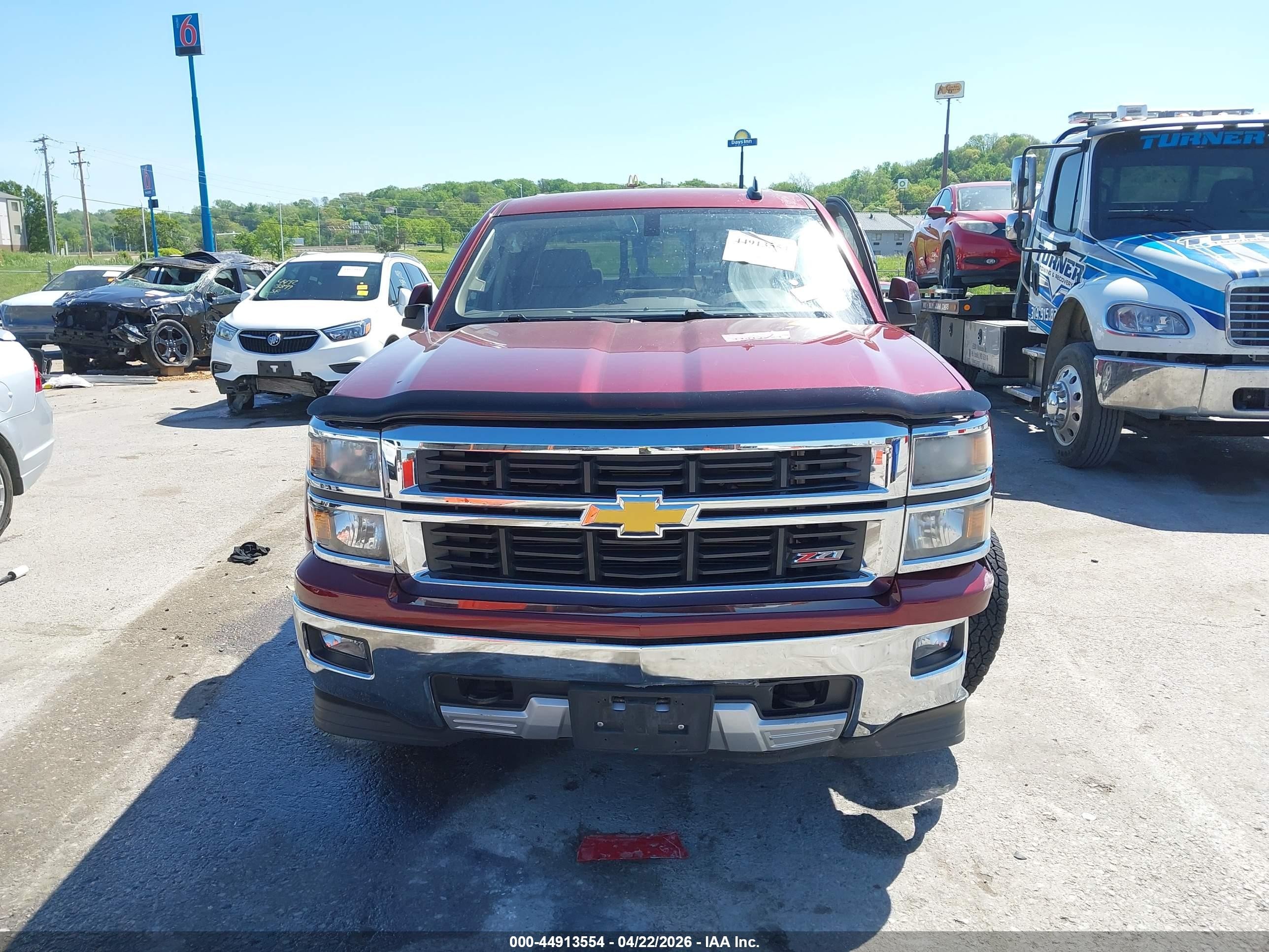 2015 Chevrolet Silverado 1500 2lt Red vin: 3GCUKREC0FG238325