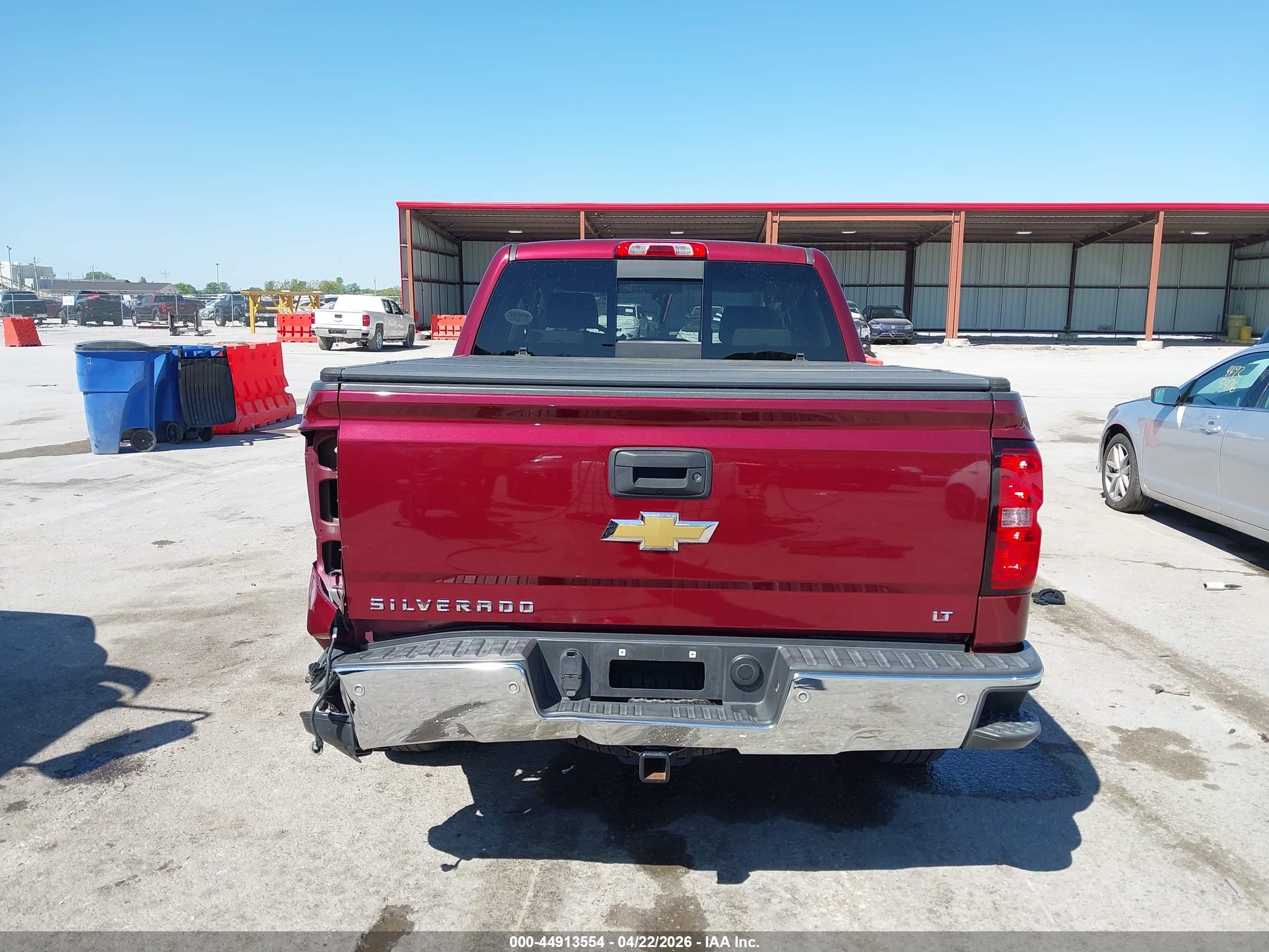 2015 Chevrolet Silverado 1500 2lt Red vin: 3GCUKREC0FG238325