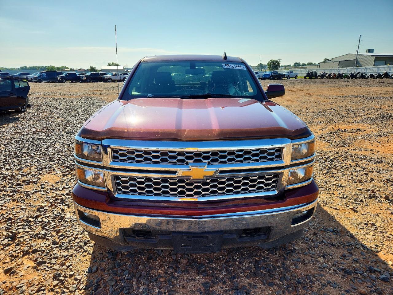 2015 Chevrolet Silverado K1500 Lt Maroon vin: 3GCUKREC0FG247008