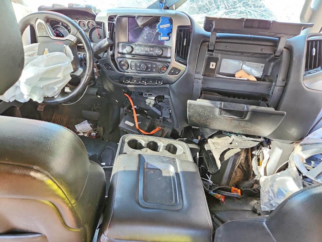 2015 Chevrolet Silverado K1500 Lt Зеленый vin: 3GCUKREC0FG251091