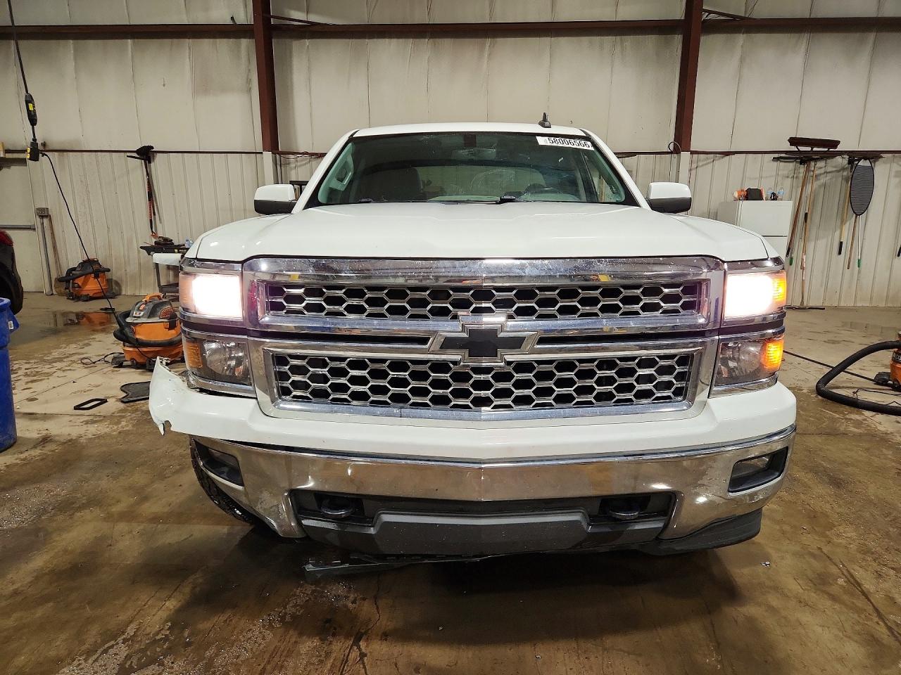 2015 Chevrolet Silverado K1500 Lt White vin: 3GCUKREC0FG358688