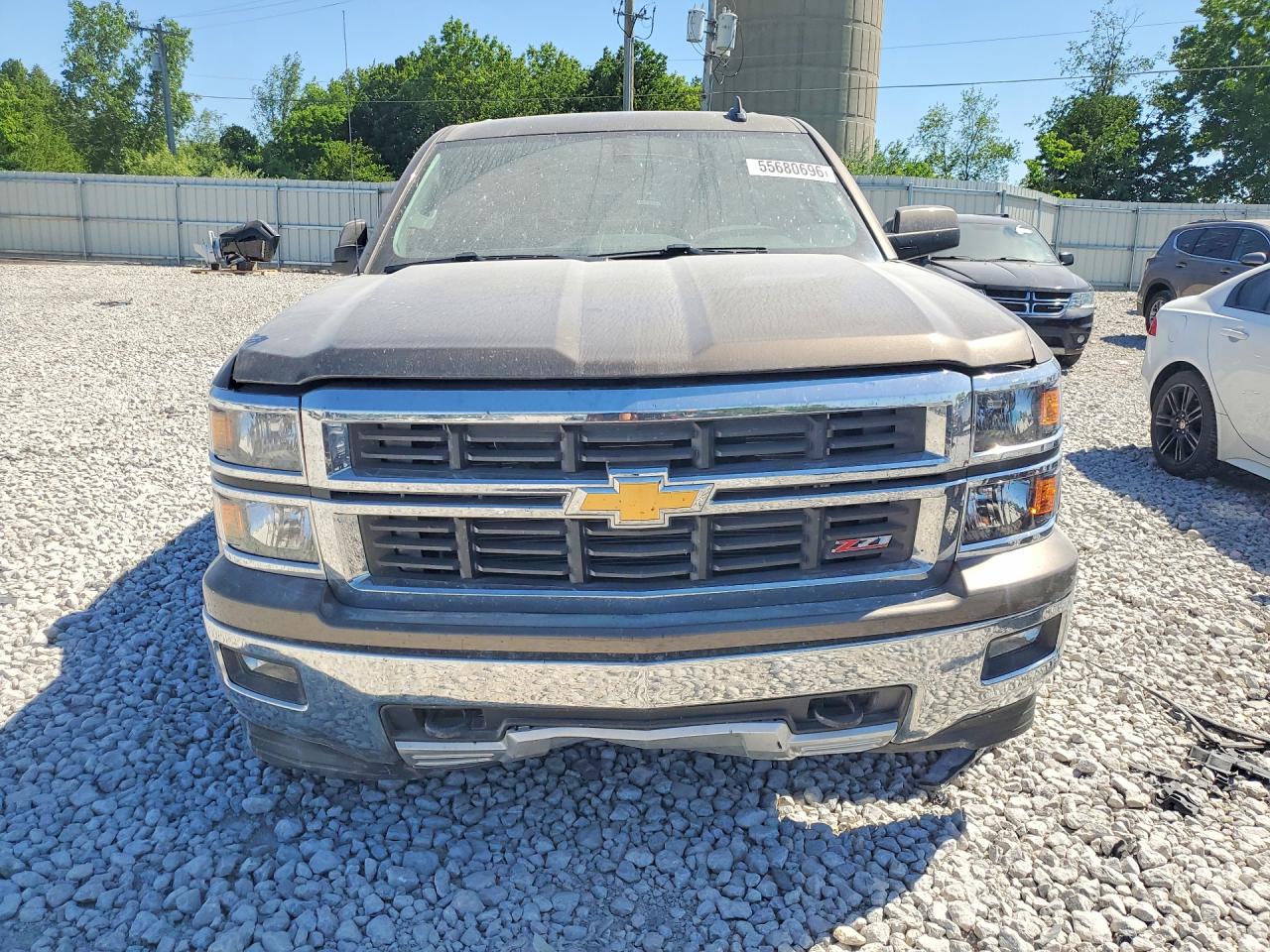 2015 Chevrolet Silverado K1500 Lt Gray vin: 3GCUKREC0FG375975