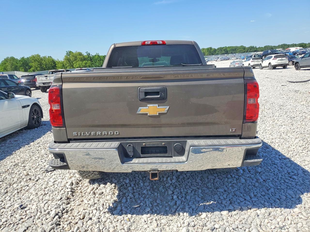 2015 Chevrolet Silverado K1500 Lt Gray vin: 3GCUKREC0FG375975