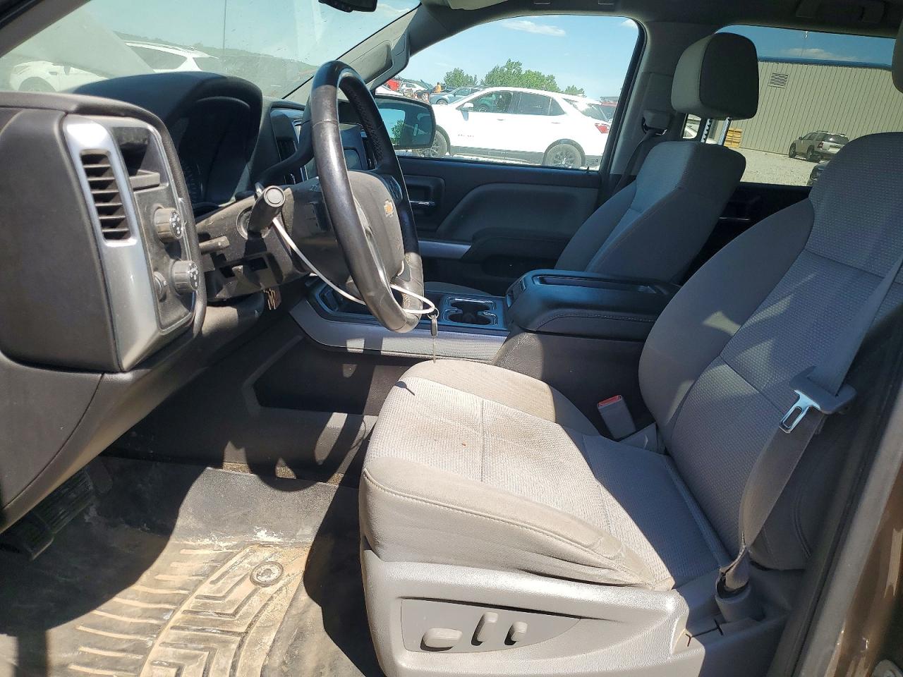 2015 Chevrolet Silverado K1500 Lt Gray vin: 3GCUKREC0FG375975