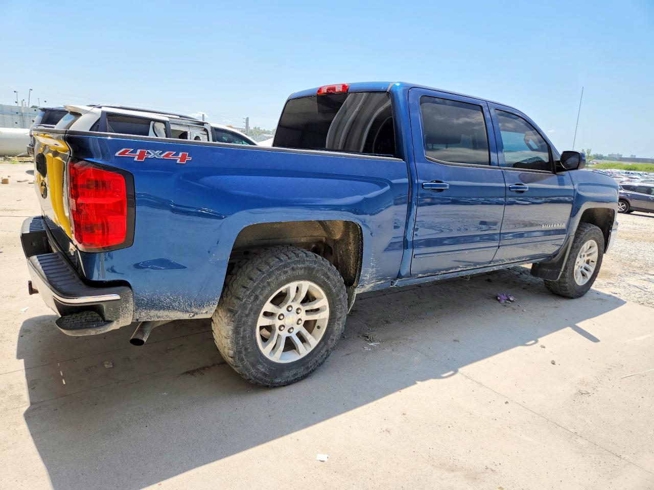 2015 Chevrolet Silverado K1500 Lt Blue vin: 3GCUKREC0FG383445