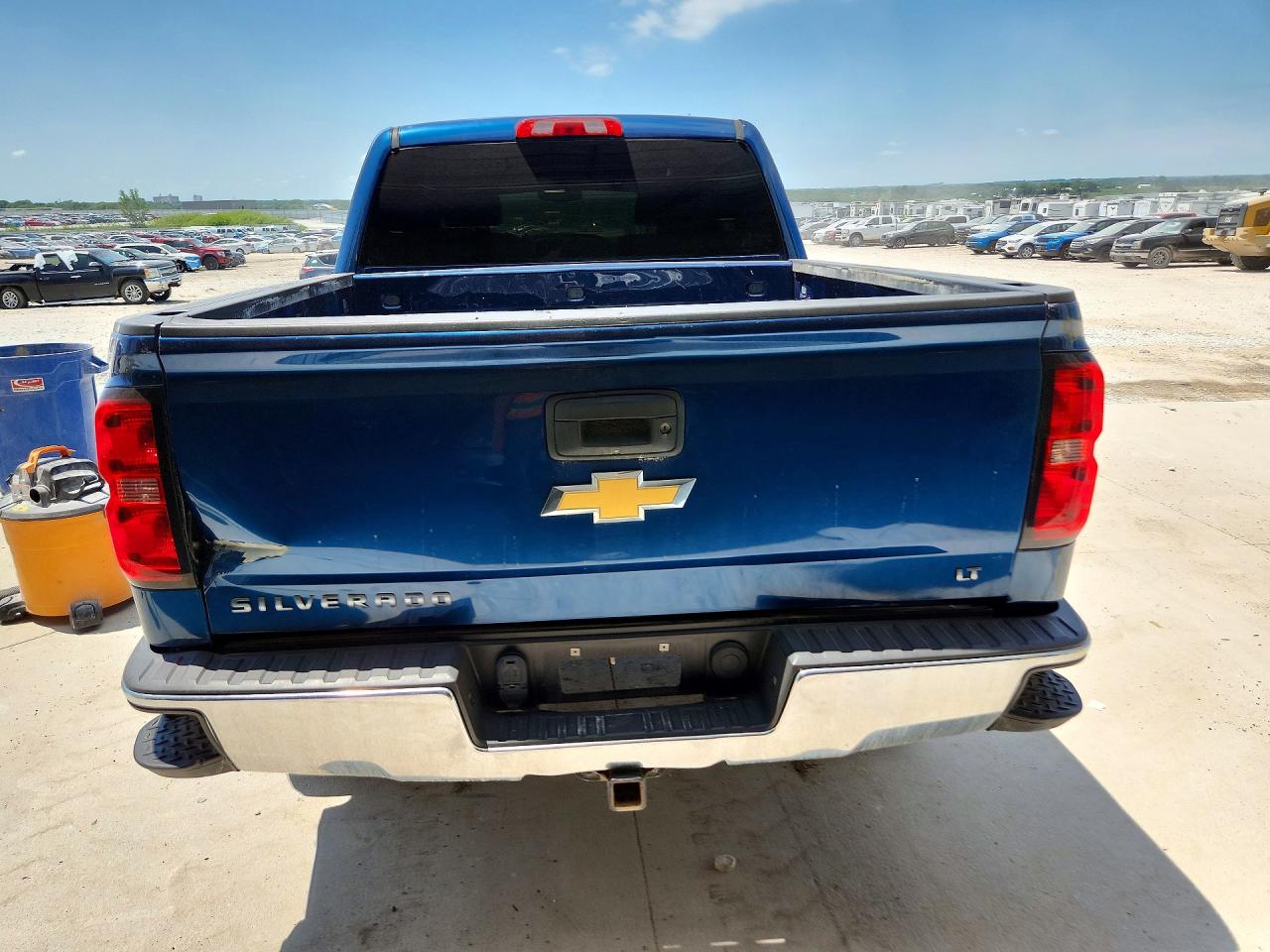2015 Chevrolet Silverado K1500 Lt Blue vin: 3GCUKREC0FG383445