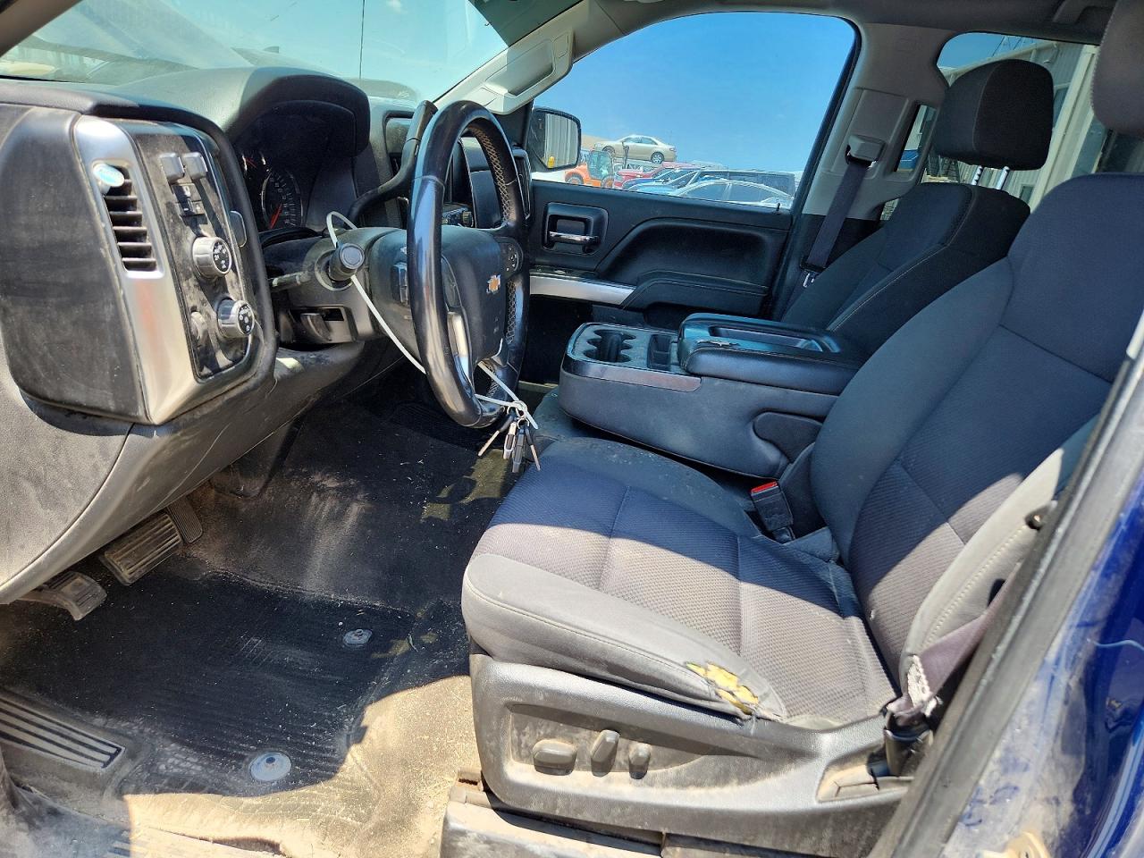 2015 Chevrolet Silverado K1500 Lt Blue vin: 3GCUKREC0FG383445