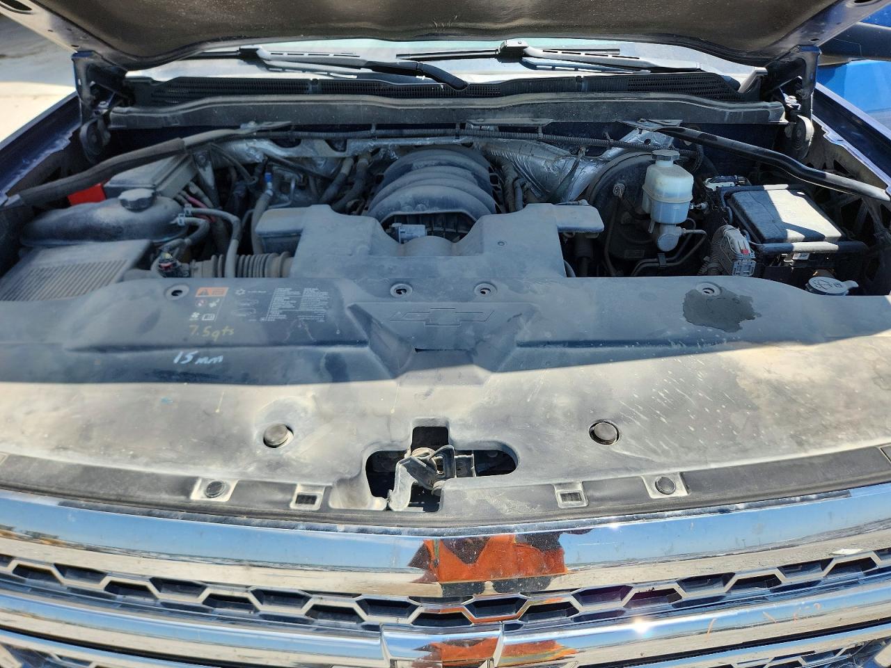 2015 Chevrolet Silverado K1500 Lt Blue vin: 3GCUKREC0FG383445