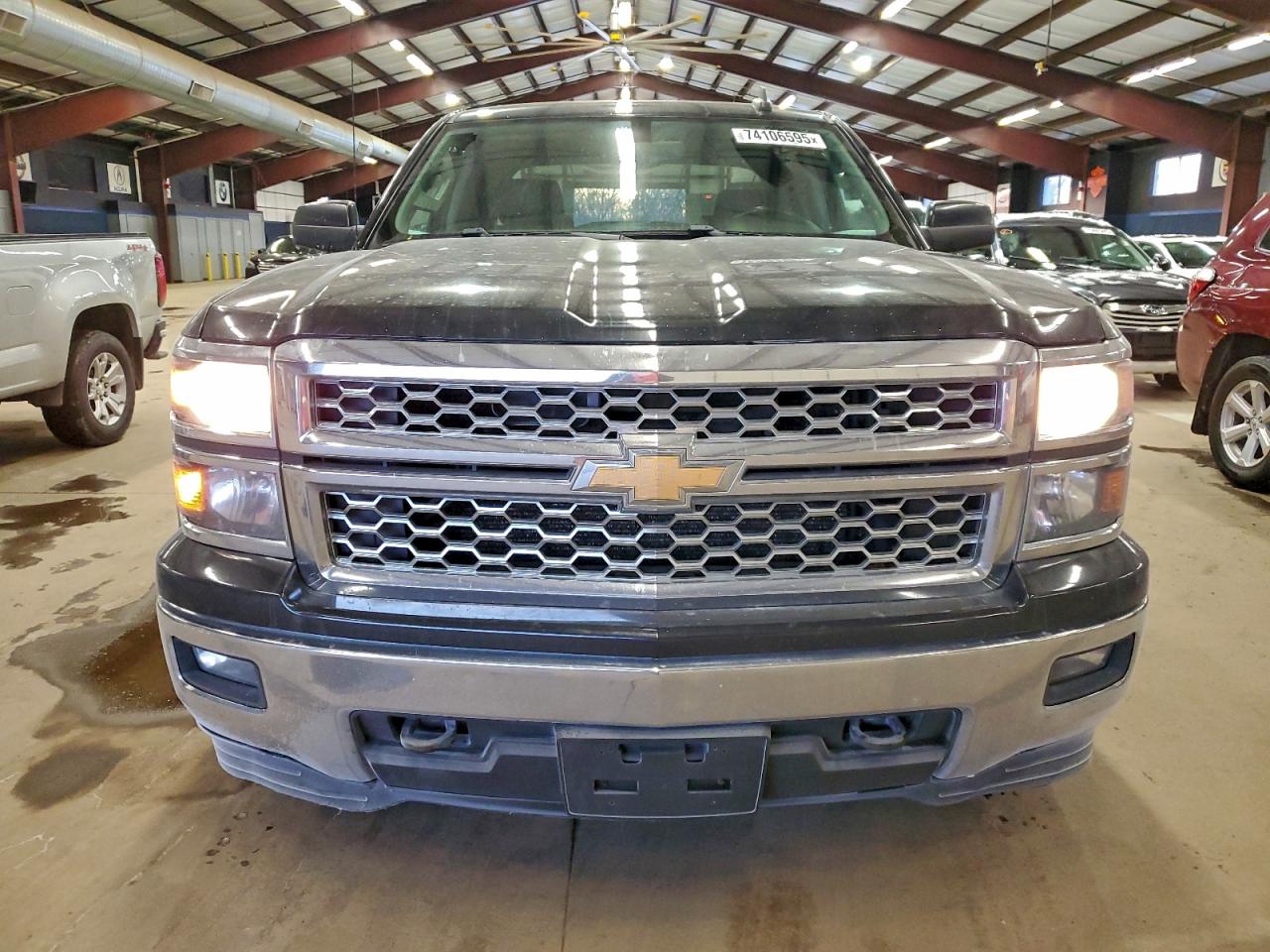 2015 Chevrolet Silverado K1500 Lt Black vin: 3GCUKREC0FG417688