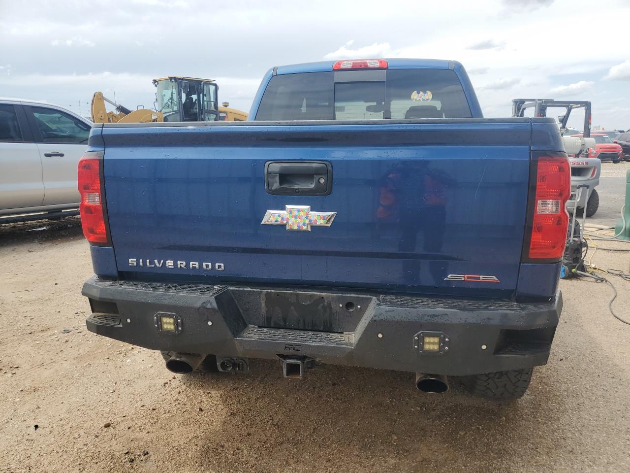 2015 Chevrolet Silverado K1500 Lt Blue vin: 3GCUKREC0FG474411 Damage: Tailgate, Multiple Scratches Light, 4