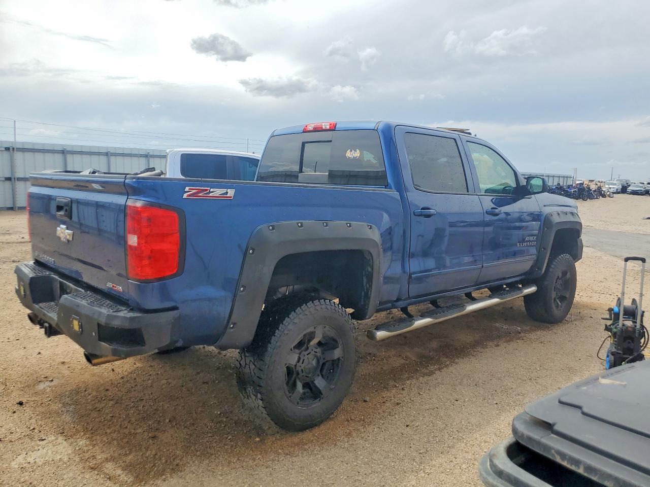 2015 Chevrolet Silverado K1500 Lt Blue vin: 3GCUKREC0FG474411