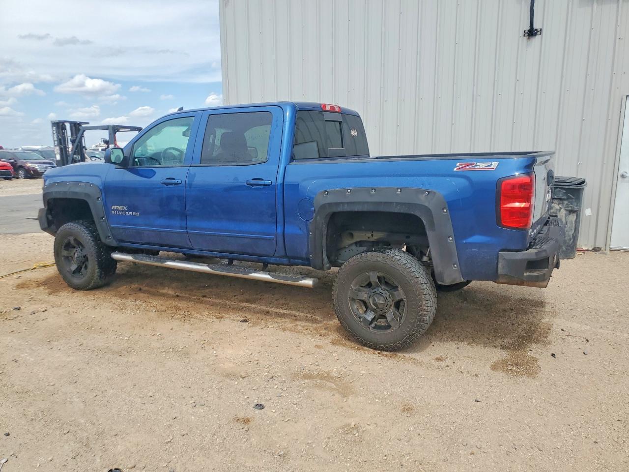 2015 Chevrolet Silverado K1500 Lt Blue vin: 3GCUKREC0FG474411