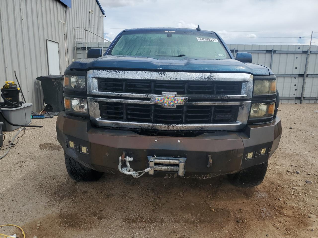 2015 Chevrolet Silverado K1500 Lt Blue vin: 3GCUKREC0FG474411 Damage: Grille, Chipped, 10 Or More