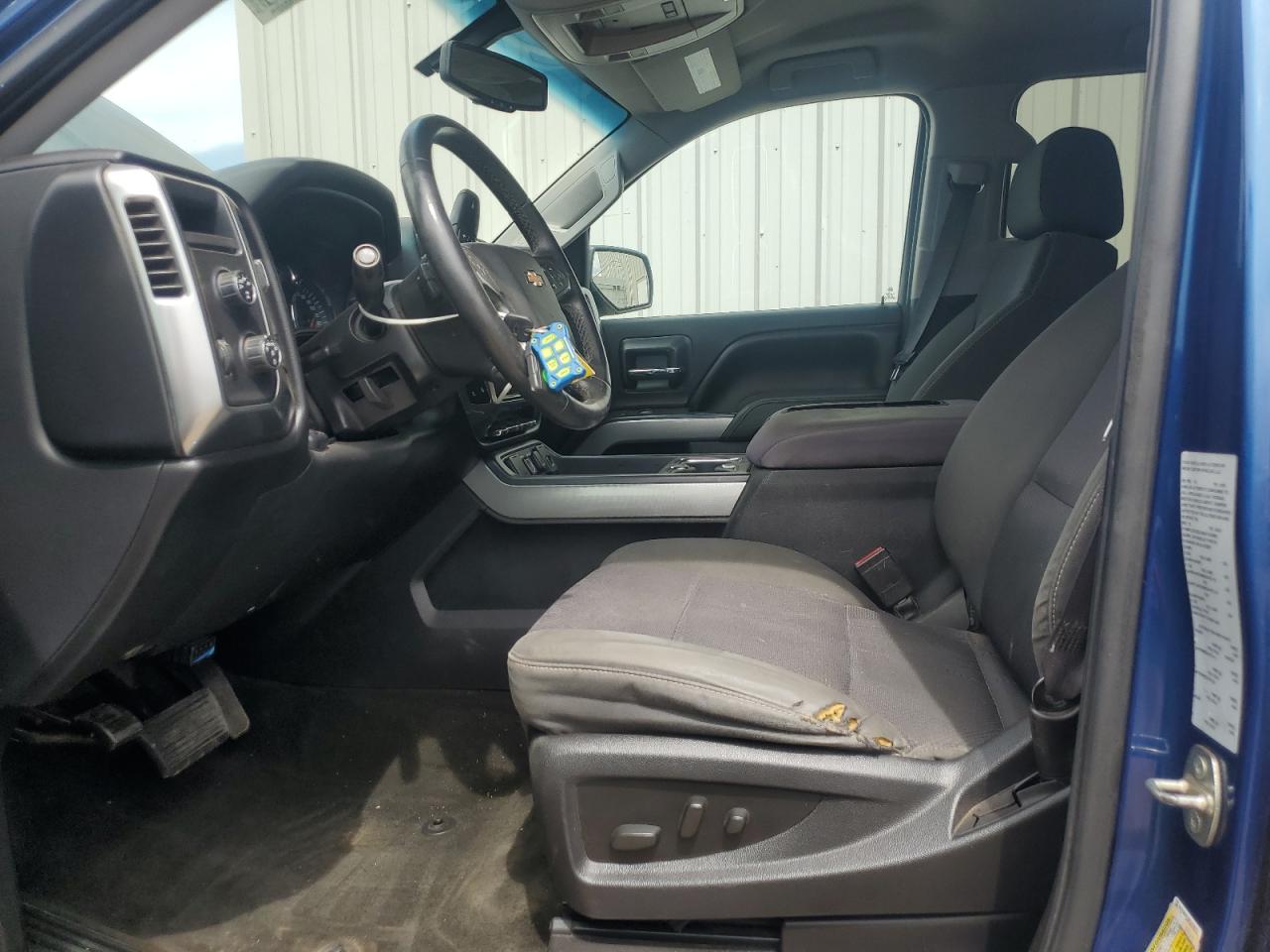 2015 Chevrolet Silverado K1500 Lt Blue vin: 3GCUKREC0FG474411 Damage: Left Front Seat, Hole(S), > 12 Inches