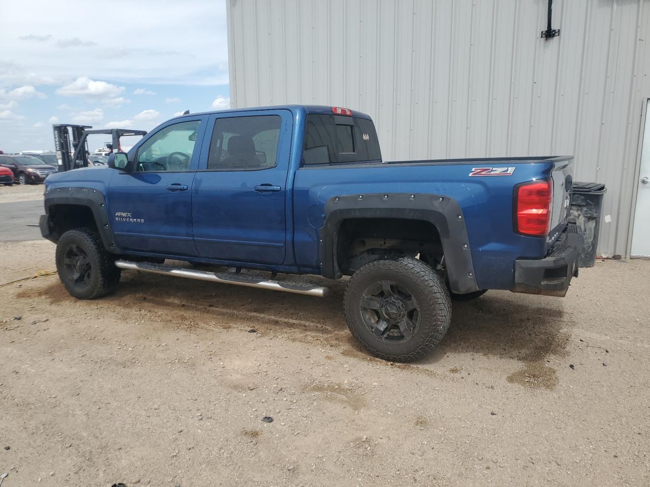 2015 Chevrolet Silverado K1500 Lt Blue vin: 3GCUKREC0FG474411 Damage: Left Bed Side, Multiple Scratches Light, 5