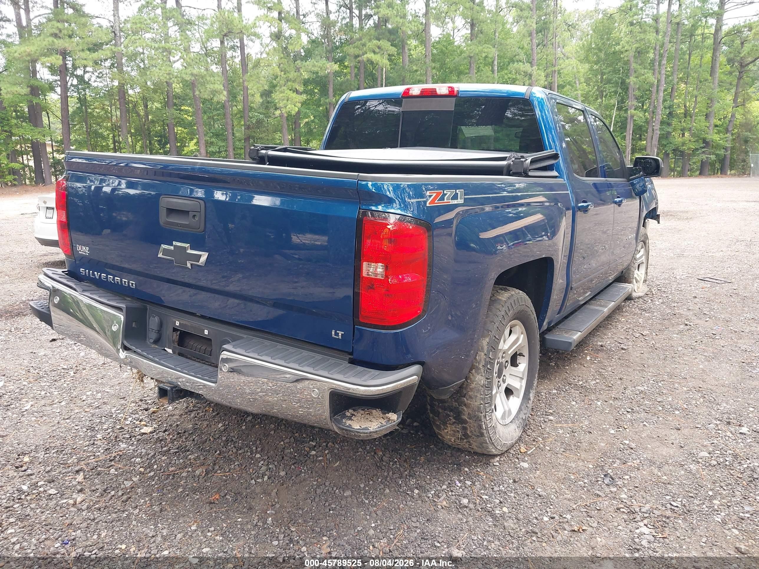 2015 Chevrolet Silverado 1500 2lt Синий vin: 3GCUKREC0FG476921
