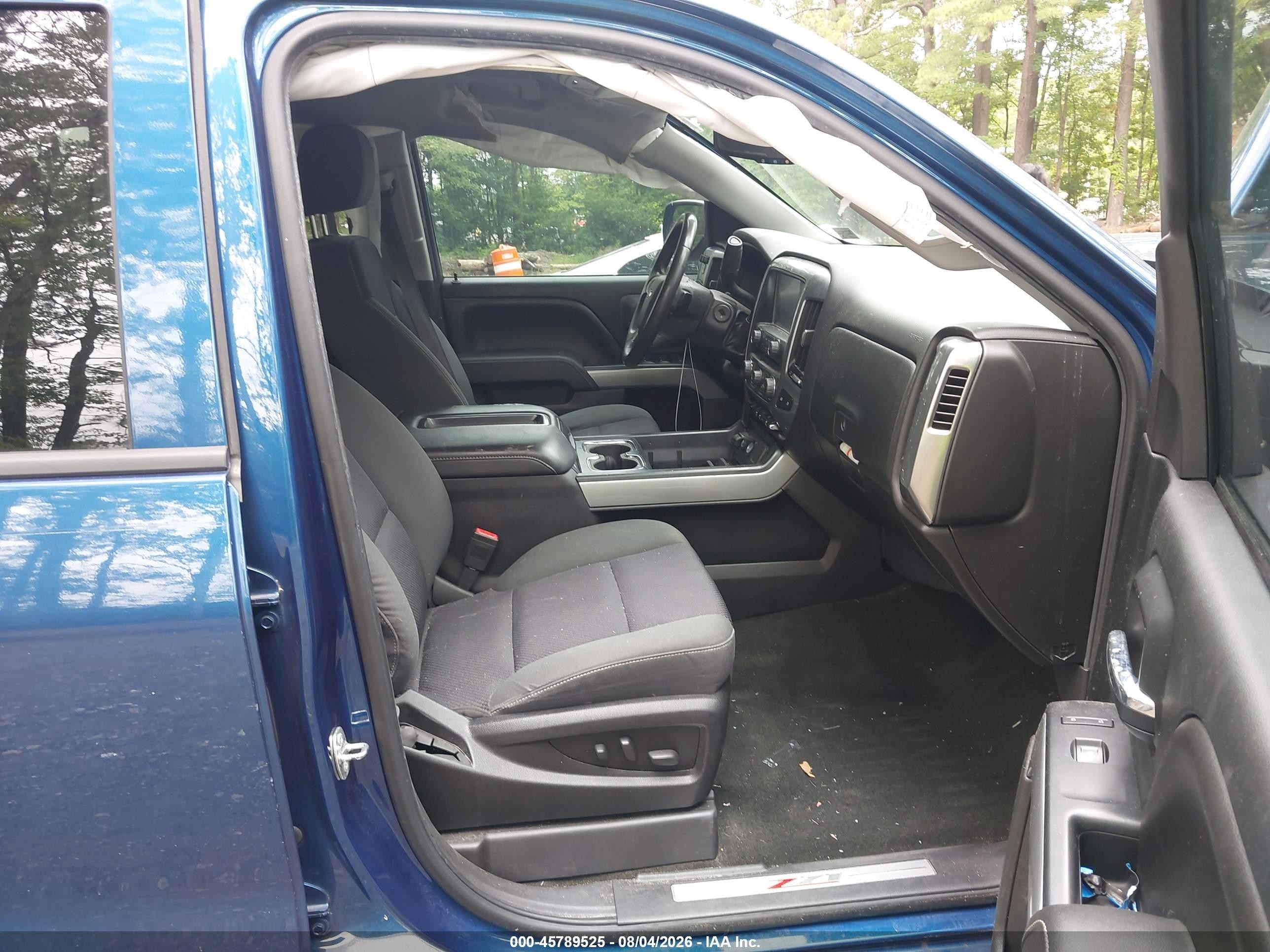 2015 Chevrolet Silverado 1500 2lt Синий vin: 3GCUKREC0FG476921