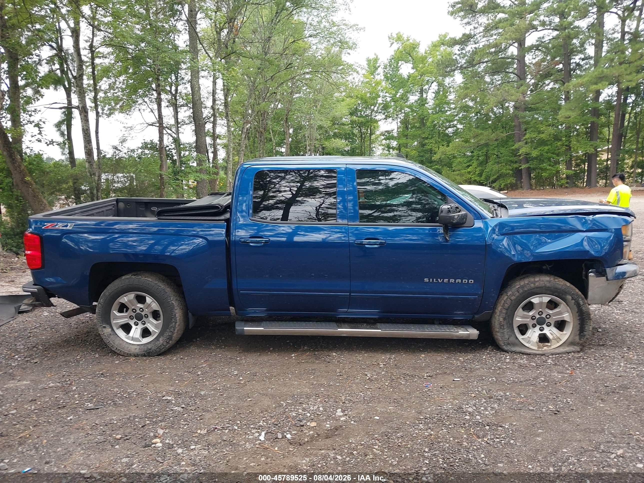 2015 Chevrolet Silverado 1500 2lt Синий vin: 3GCUKREC0FG476921