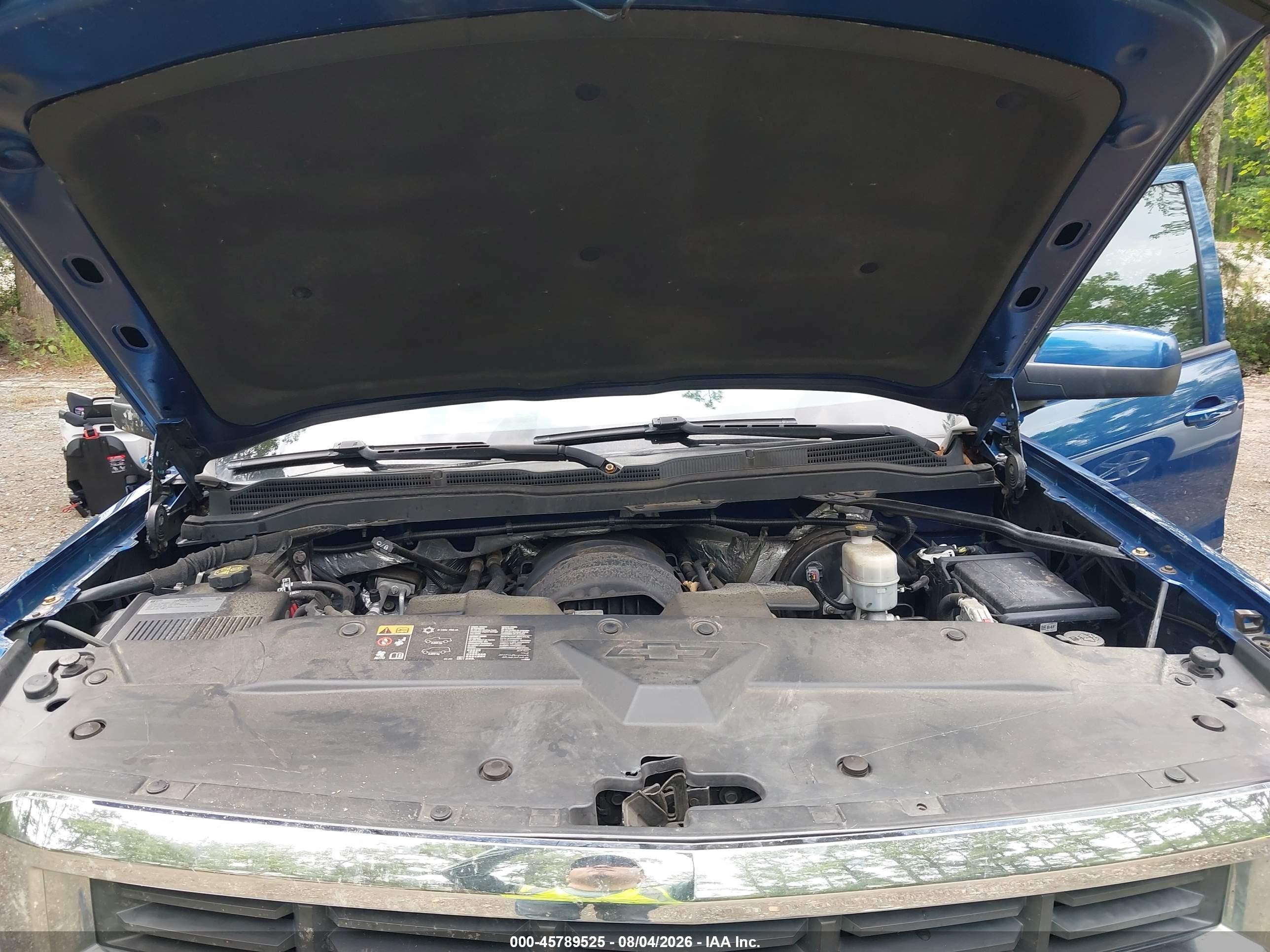 2015 Chevrolet Silverado 1500 2lt Синий vin: 3GCUKREC0FG476921