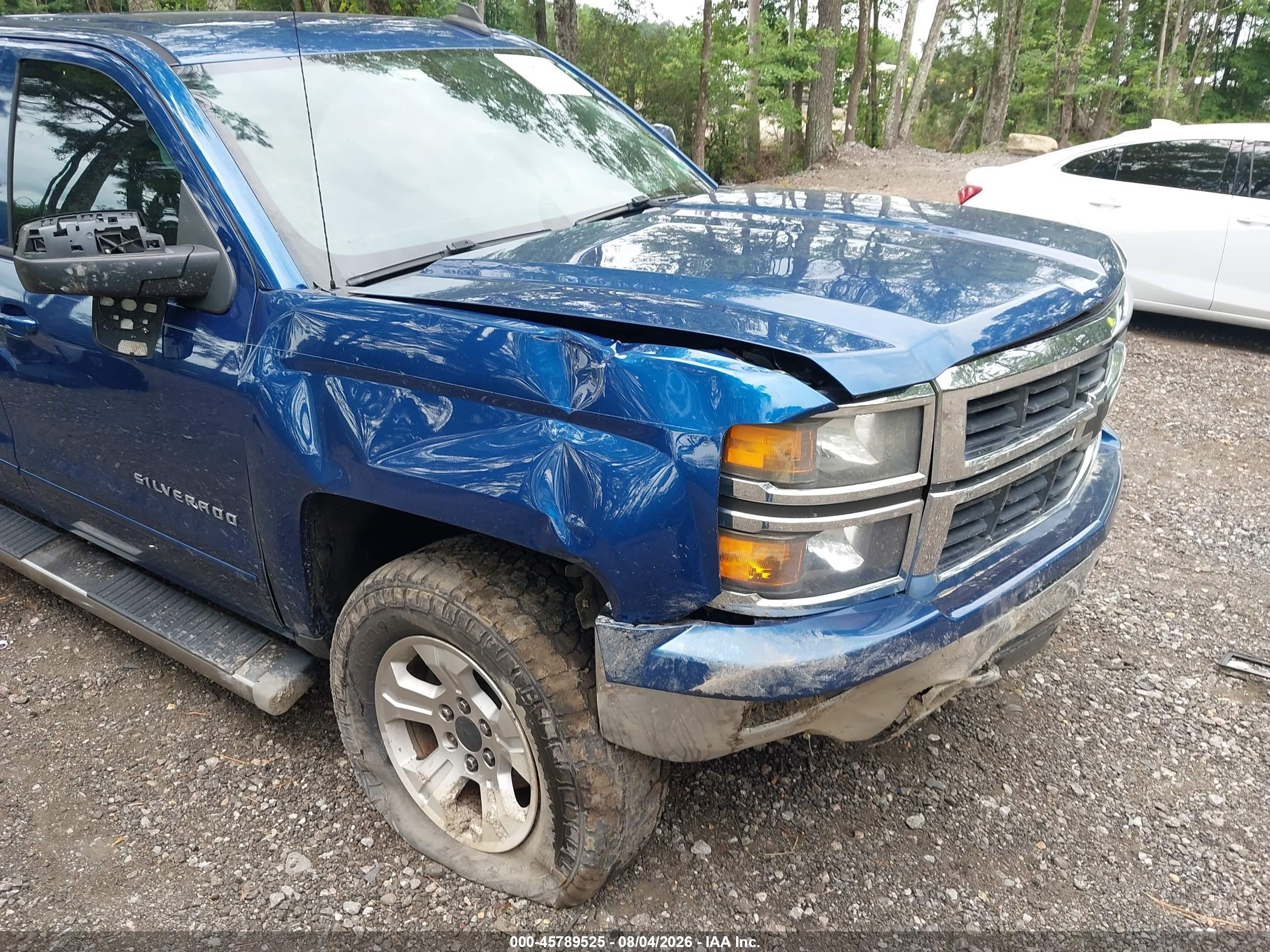2015 Chevrolet Silverado 1500 2lt Синий vin: 3GCUKREC0FG476921