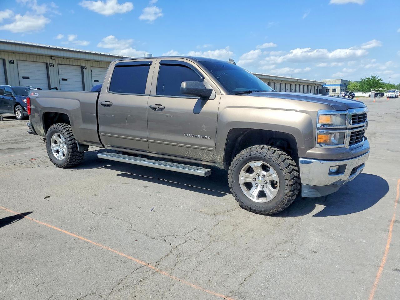 2015 Chevrolet Silverado K1500 Lt Gray vin: 3GCUKREC0FG489894