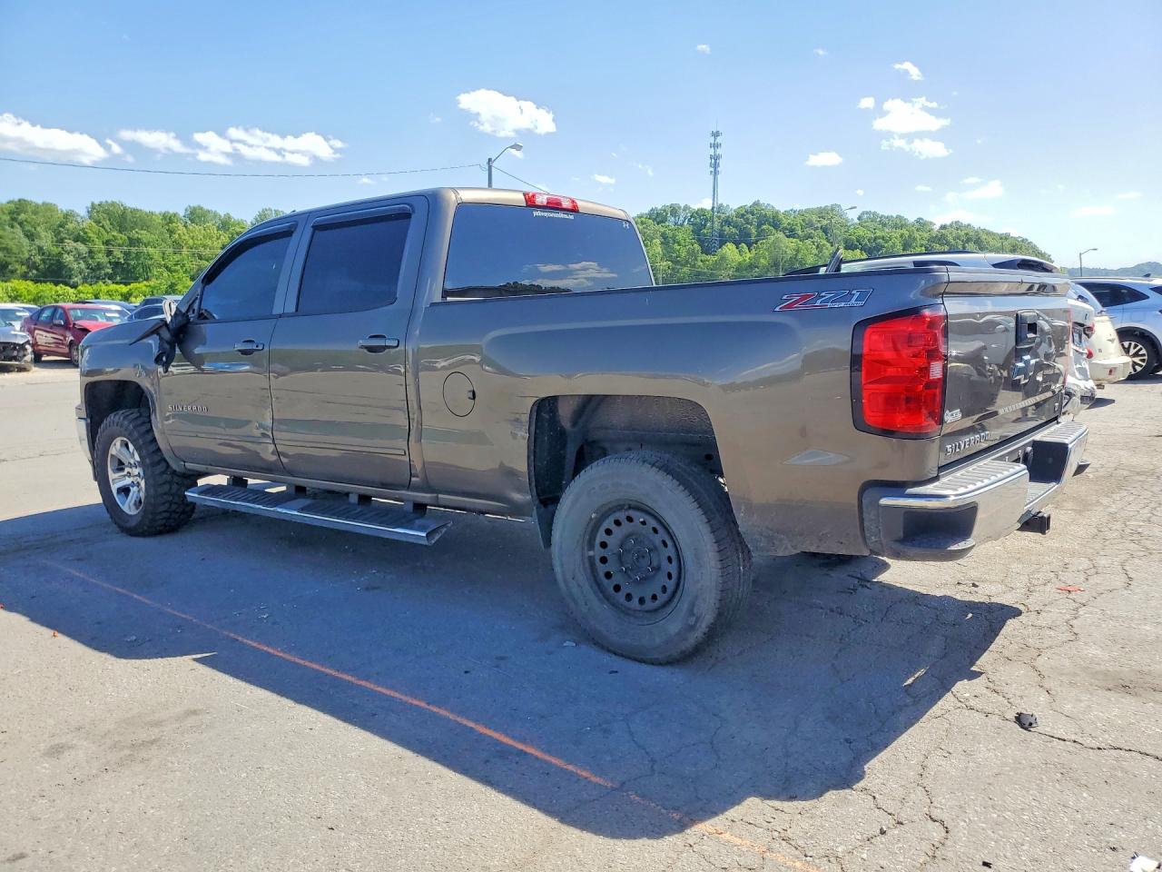 2015 Chevrolet Silverado K1500 Lt Gray vin: 3GCUKREC0FG489894
