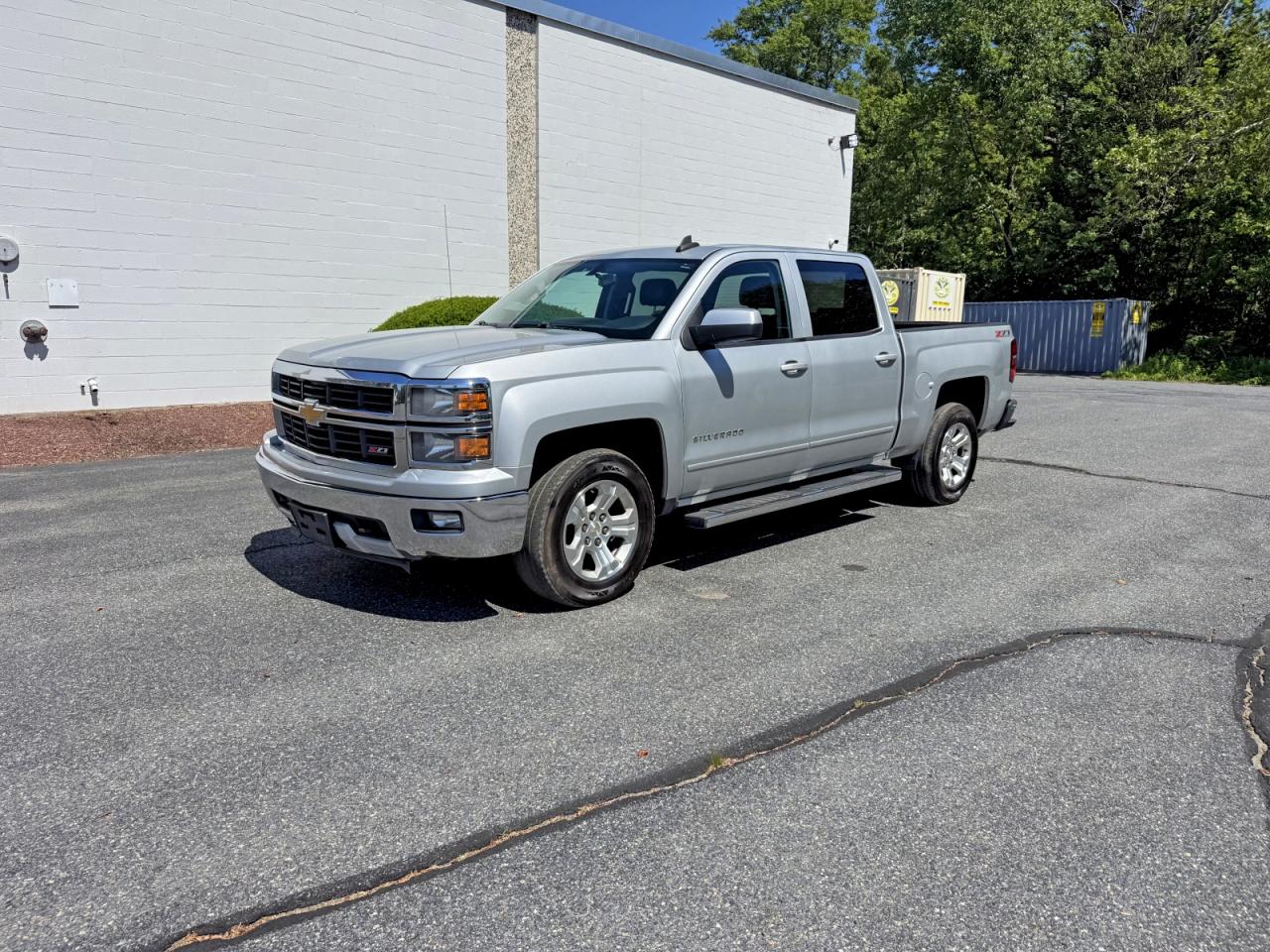 2015 Chevrolet Silverado K1500 Lt Silver vin: 3GCUKREC0FG510288