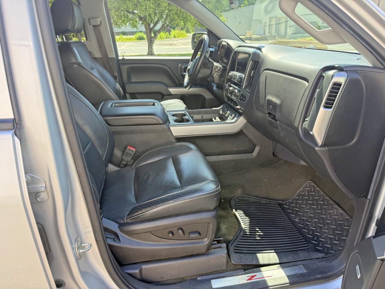 2015 Chevrolet Silverado K1500 Lt Silver vin: 3GCUKREC0FG510288