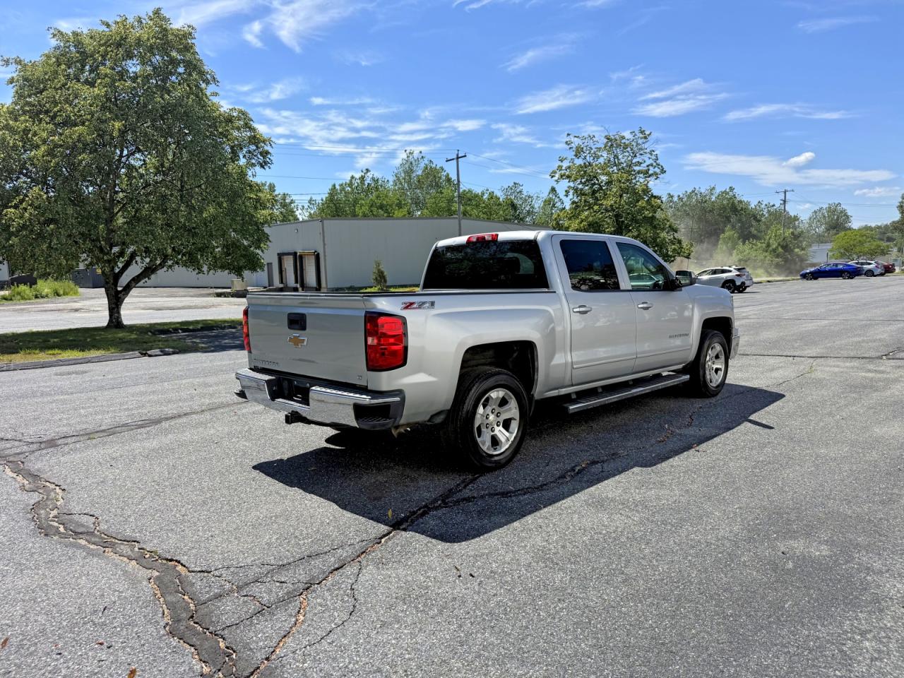 2015 Chevrolet Silverado K1500 Lt Silver vin: 3GCUKREC0FG510288