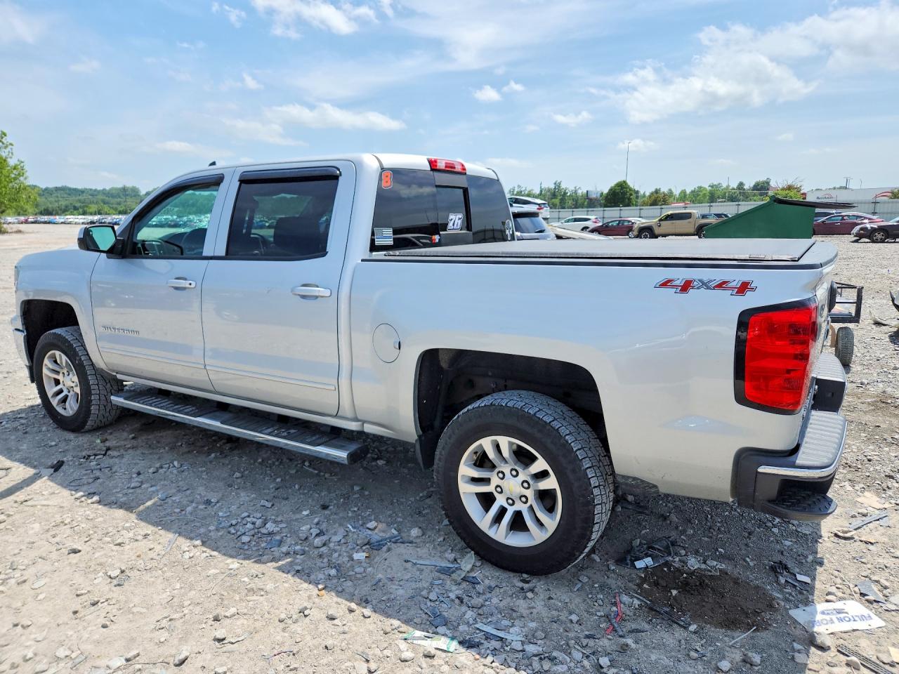 2015 Chevrolet Silverado K1500 Lt Silver vin: 3GCUKREC0FG535224