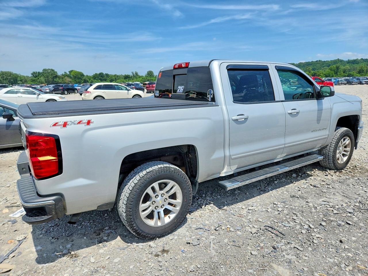 2015 Chevrolet Silverado K1500 Lt Silver vin: 3GCUKREC0FG535224
