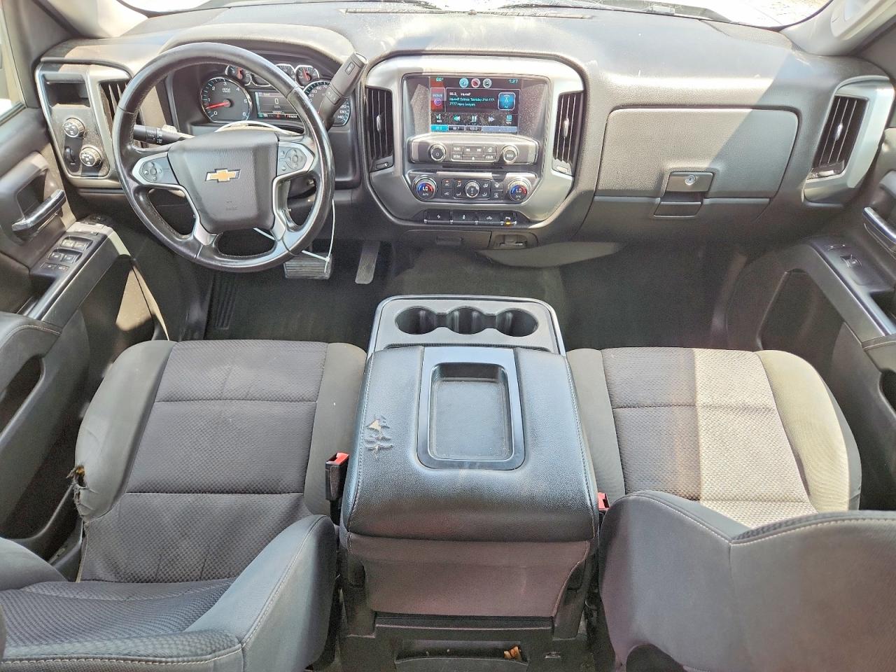 2015 Chevrolet Silverado K1500 Lt Silver vin: 3GCUKREC0FG535224