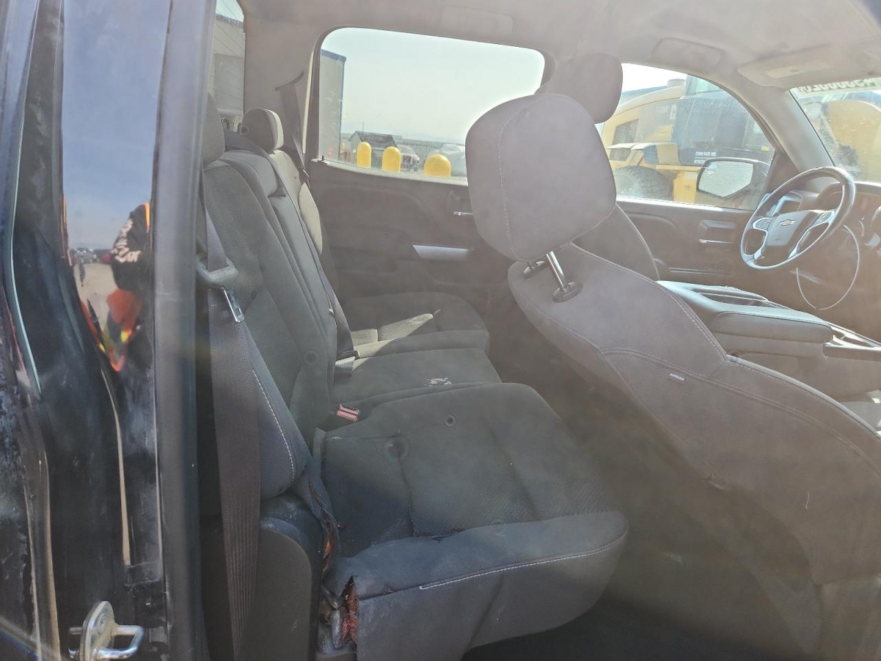 2015 Chevrolet Silverado K1500 Lt Black vin: 3GCUKREC0FG538205 Damage: Right Rear Seat Cushion, Worn, Replacement Required