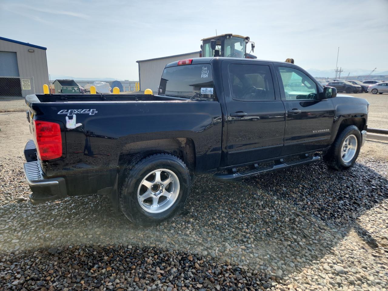 2015 Chevrolet Silverado K1500 Lt Black vin: 3GCUKREC0FG538205 Damage: Right Qtr Panel, De-Identify, Removal Required