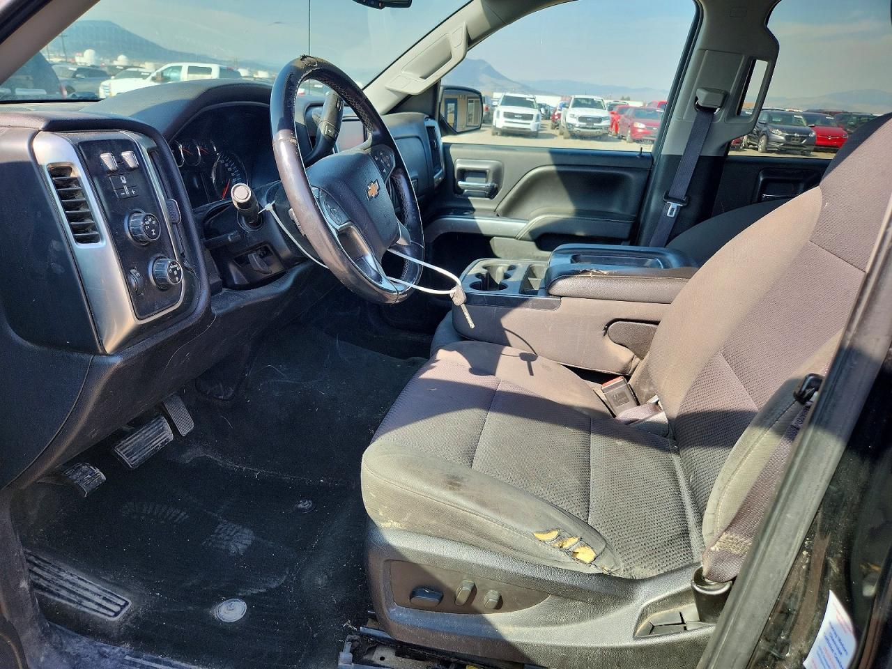2015 Chevrolet Silverado K1500 Lt Black vin: 3GCUKREC0FG538205