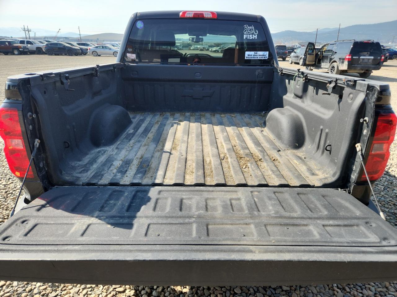 2015 Chevrolet Silverado K1500 Lt Black vin: 3GCUKREC0FG538205 Damage: Rear Glass, De-Identify, Removal Required