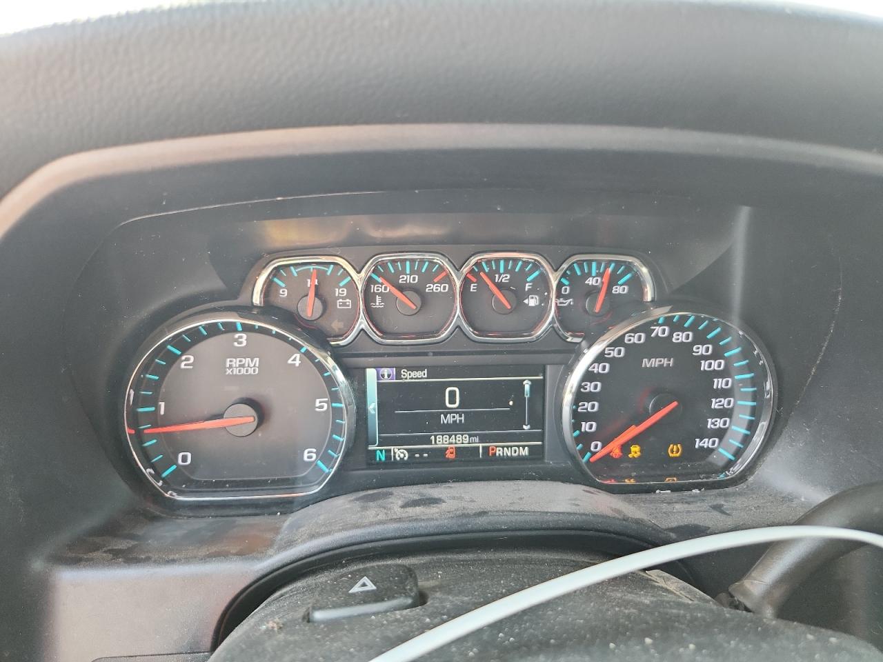 2015 Chevrolet Silverado K1500 Lt Black vin: 3GCUKREC0FG538205 Damage: Warning - Tire Pressure, On, Unacceptable