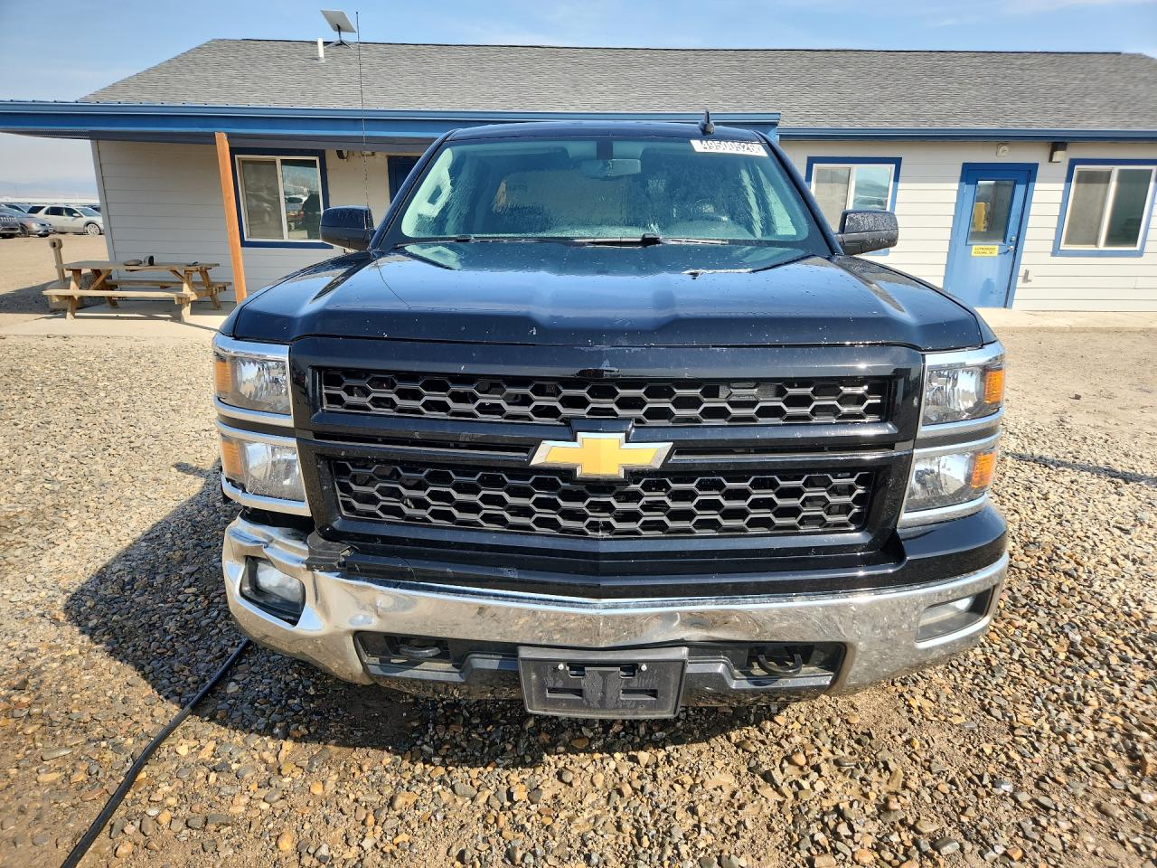 2015 Chevrolet Silverado K1500 Lt Black vin: 3GCUKREC0FG538205 Damage: Hood, Chipped, 3