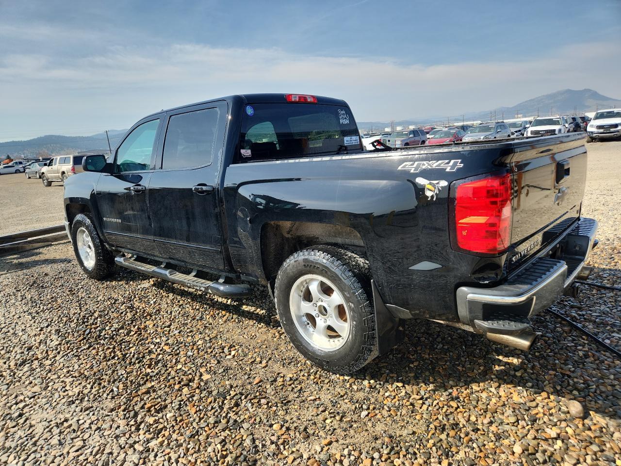 2015 Chevrolet Silverado K1500 Lt Black vin: 3GCUKREC0FG538205 Damage: Left Qtr Panel, De-Identify, Removal Required