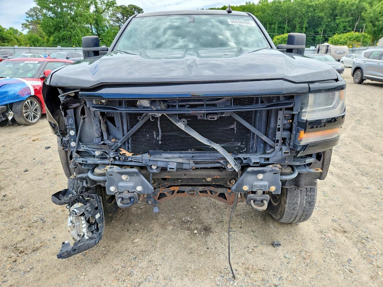 2016 Chevrolet Silverado K1500 Lt Black vin: 3GCUKREC0GG108711