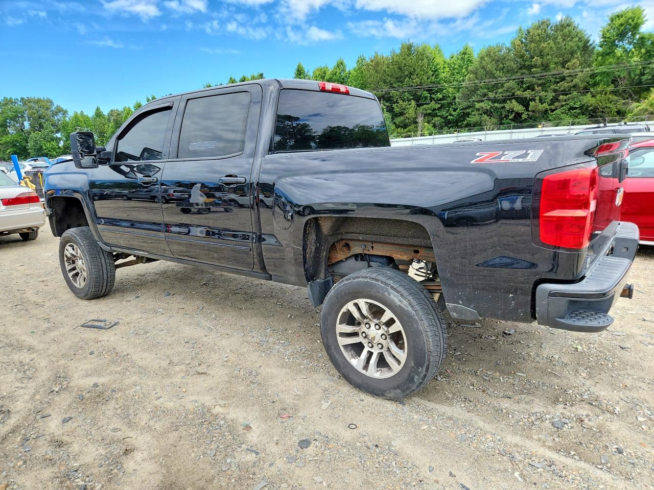 2016 Chevrolet Silverado K1500 Lt Black vin: 3GCUKREC0GG108711